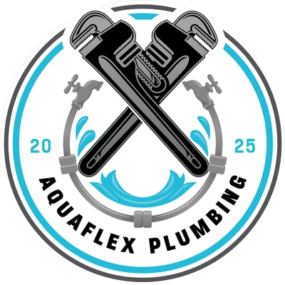 Aquaflex Plumbing badge logo